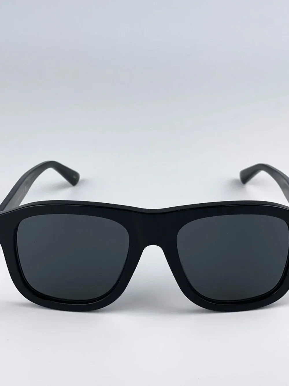 GUCCI GG1316S 001 BLACK GREY SQUARE UNISEX SUNGLASSES